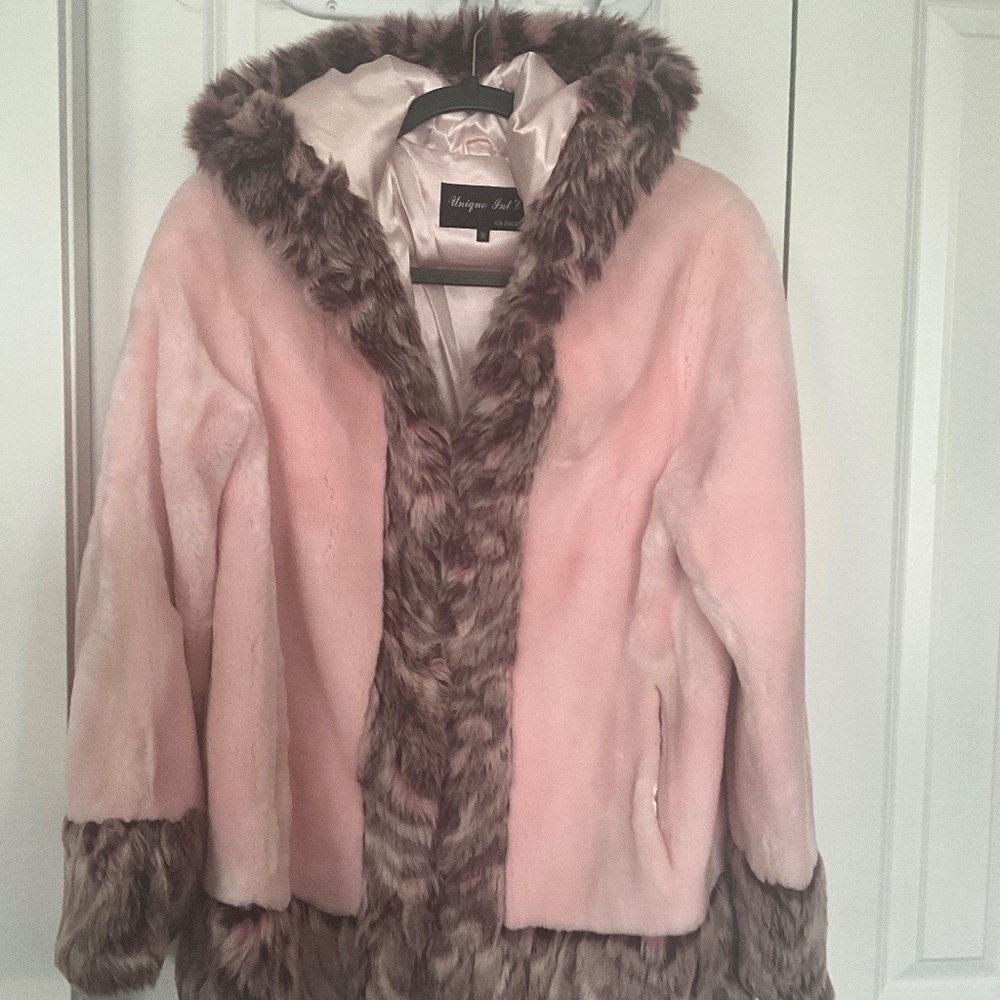 Faux fur jacket